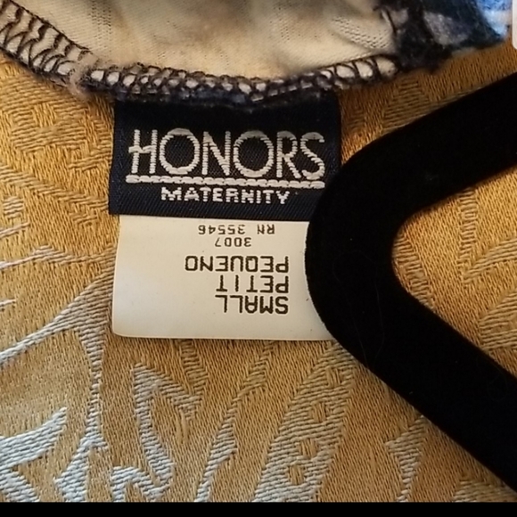 Maternity Swimsuit One Piece Blue Tribal Print ♥ - Picture 4 of 6